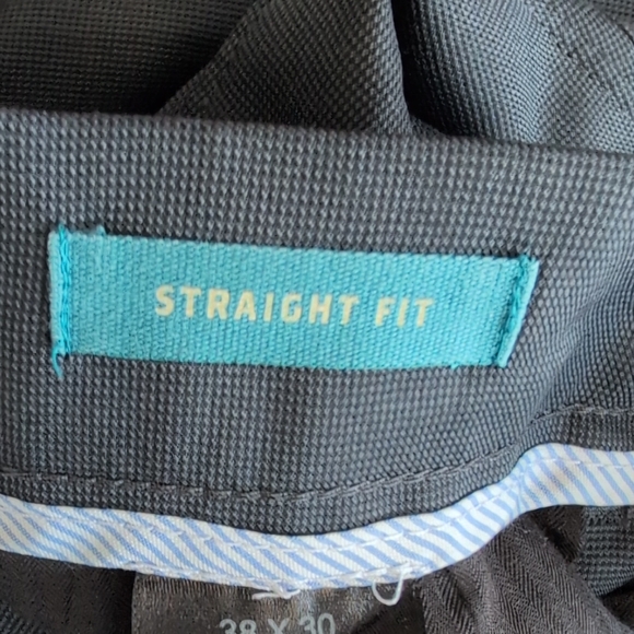 Haggar Classic Charcoal Gray Straight Fit Dress Pants 38 x 30     P175 - Picture 8 of 9